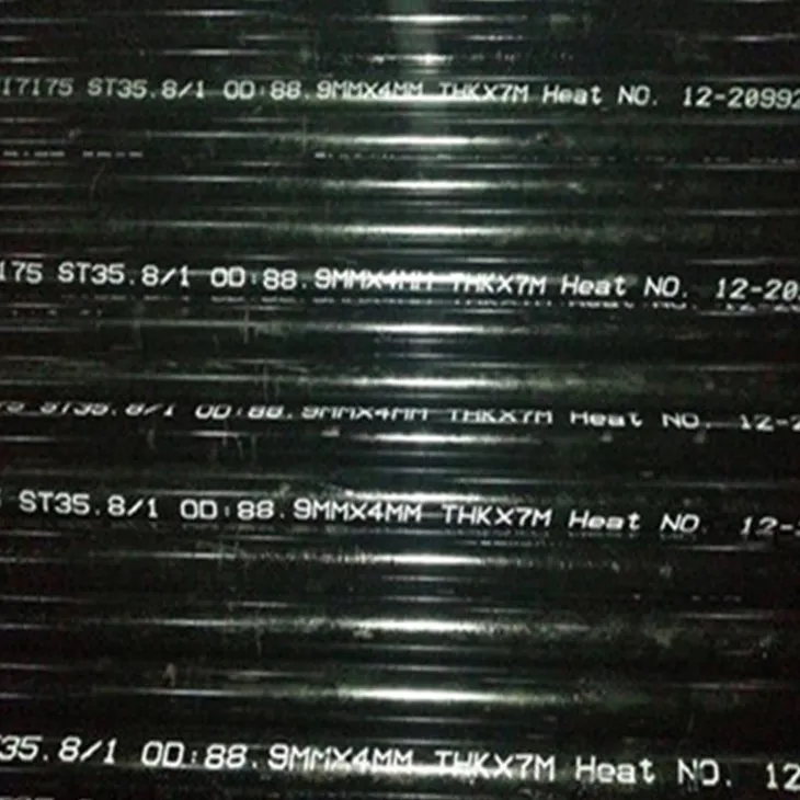 Ống thép cacbon liền mạch DIN 17175 St35.8